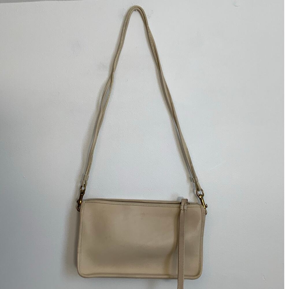 70s‎ Coach Leatherware "Basic Bag" Bone, Bonnie Cashin Coach Bag